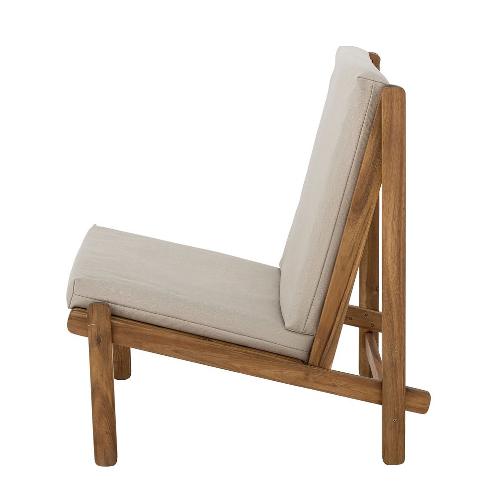 Chaises longues - Gani Chaise de salon, Nature, Acacia - BLOOMINGVILLE MULTIBRAND HOUSE