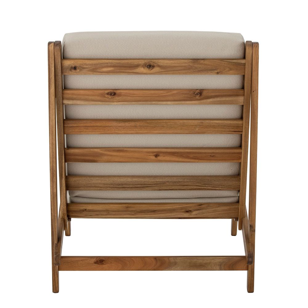 Chaises longues - Gani Chaise de salon, Nature, Acacia - BLOOMINGVILLE MULTIBRAND HOUSE