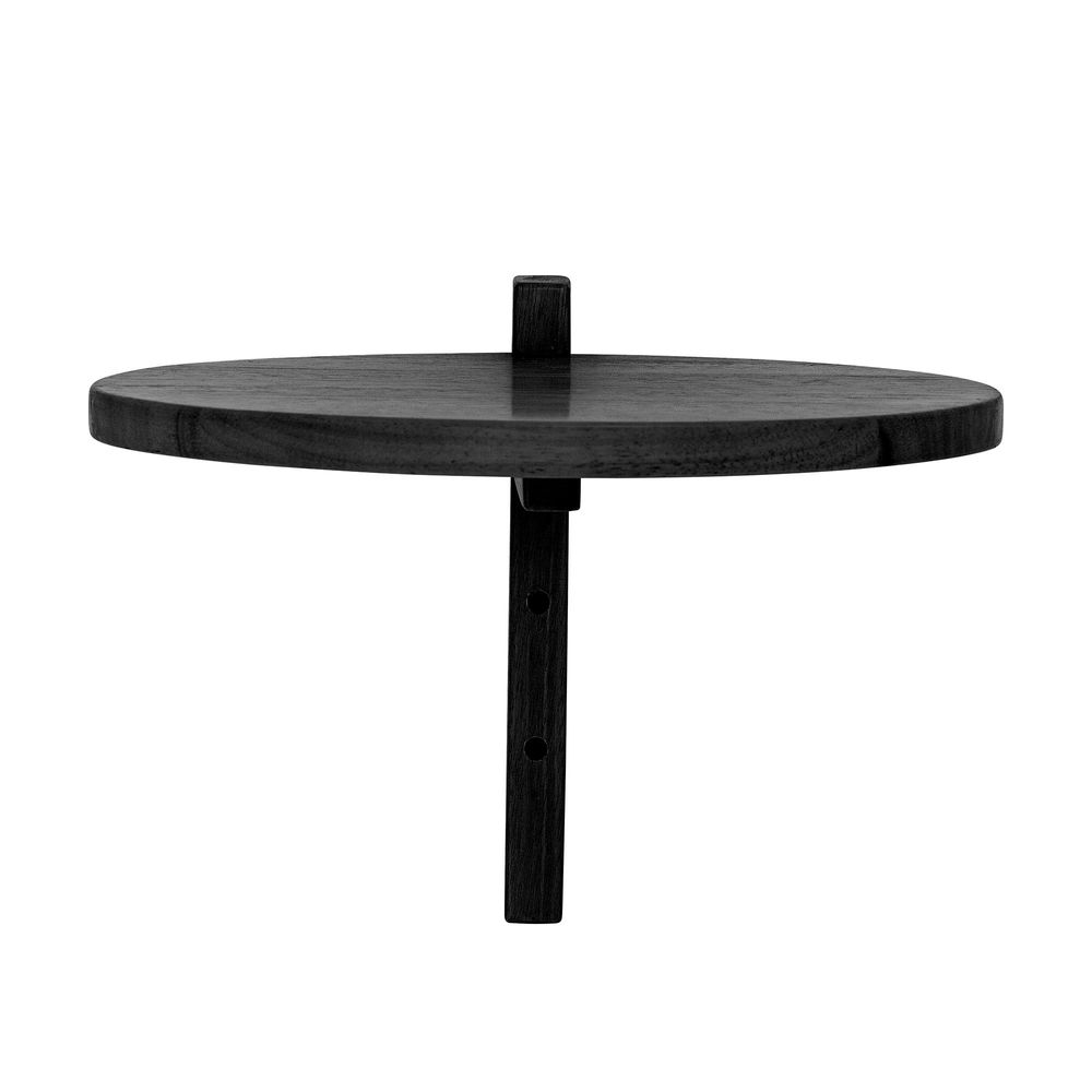 Etagères - Manu Tablette, Noir, Bois d'hévéa - BLOOMINGVILLE MULTIBRAND HOUSE