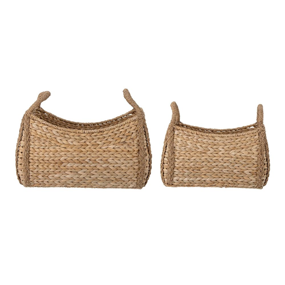 Paniers - Selma Panier, Nature, Herbe de Bankuan Set of 2 - BLOOMINGVILLE MULTIBRAND HOUSE
