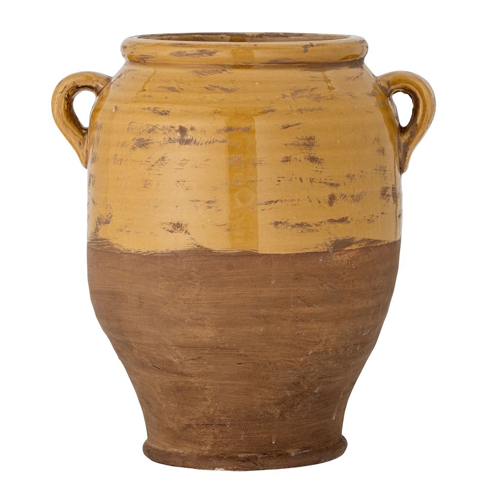 Flower pots - Tao Deco Flowerpot, Yellow, Terracotta  - BLOOMINGVILLE MULTIBRAND HOUSE