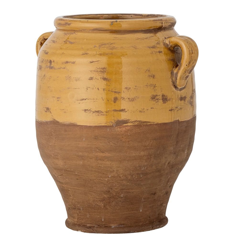 Flower pots - Tao Deco Flowerpot, Yellow, Terracotta  - BLOOMINGVILLE MULTIBRAND HOUSE