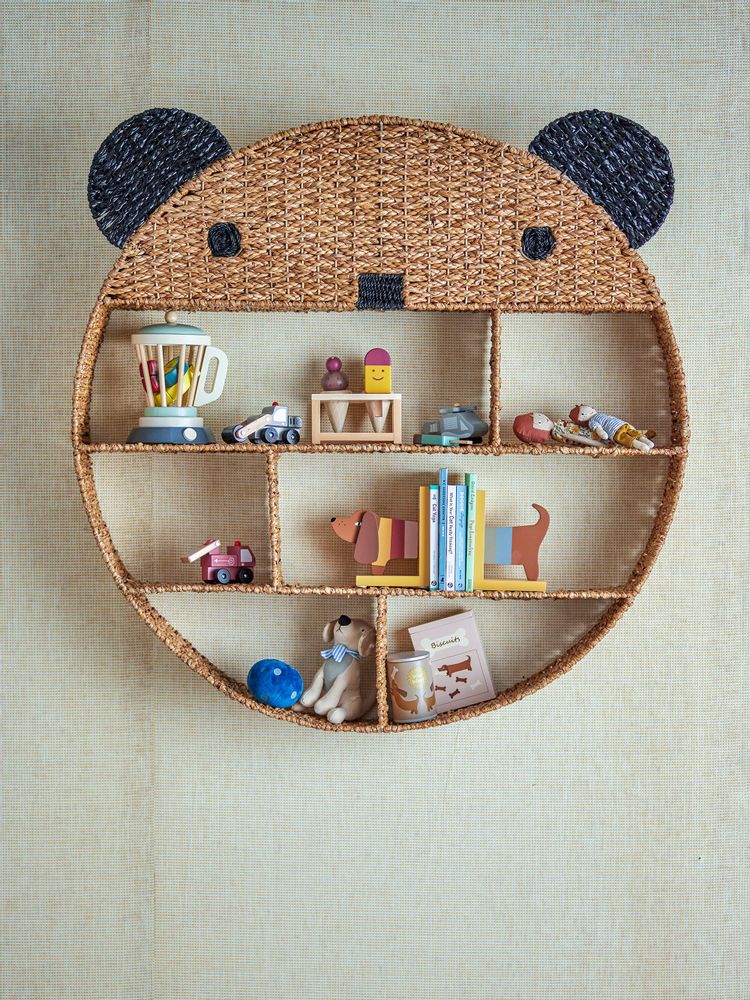 Shelves - Ghalia Shelf, Nature, Bankuan Grass - BLOOMINGVILLE MINI