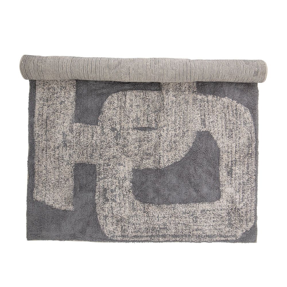 Tapis - Addo Tapis, Gris, Coton  - BLOOMINGVILLE MULTIBRAND HOUSE