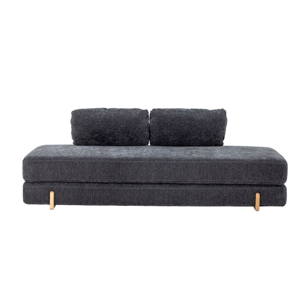 Lits - Groove Méridienne, Gris, Polyester  - BLOOMINGVILLE MULTIBRAND HOUSE