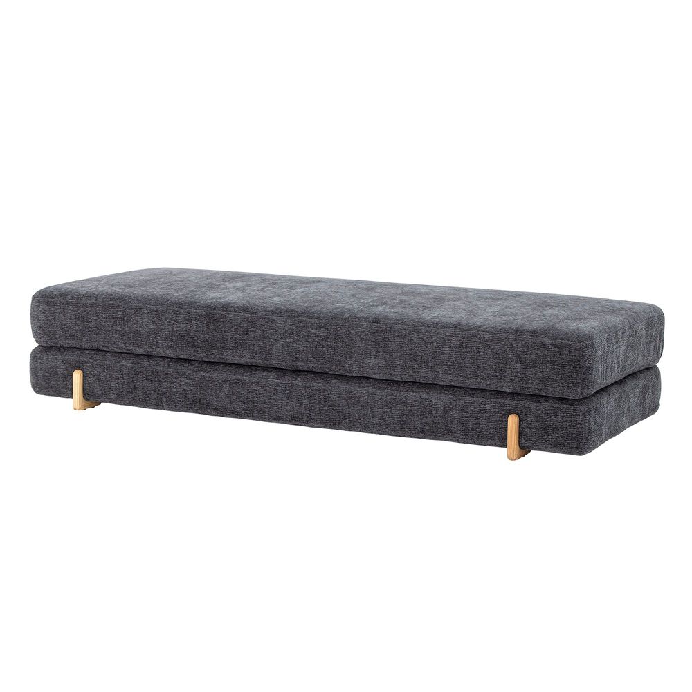 Lits - Groove Méridienne, Gris, Polyester  - BLOOMINGVILLE MULTIBRAND HOUSE