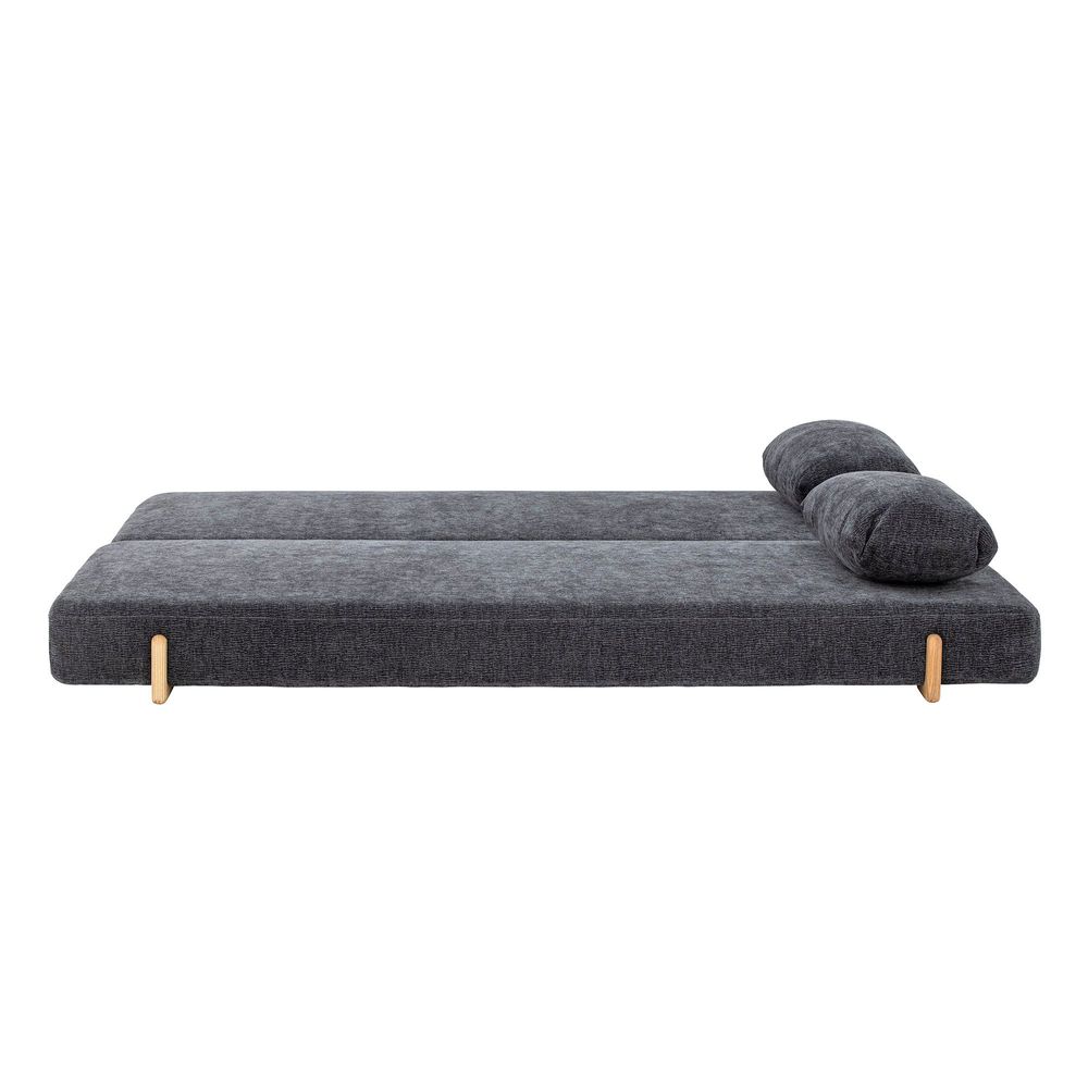 Lits - Groove Méridienne, Gris, Polyester  - BLOOMINGVILLE MULTIBRAND HOUSE