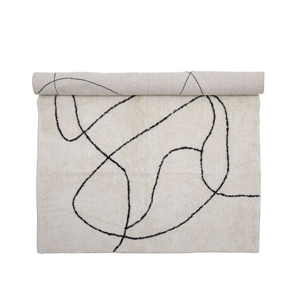Tapis - Viga Tapis, Blanc, Coton - BLOOMINGVILLE MULTIBRAND HOUSE