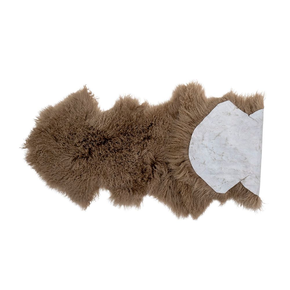 Tissus - Abo Peau, Marron, Lambskin Tibetian - BLOOMINGVILLE MULTIBRAND HOUSE