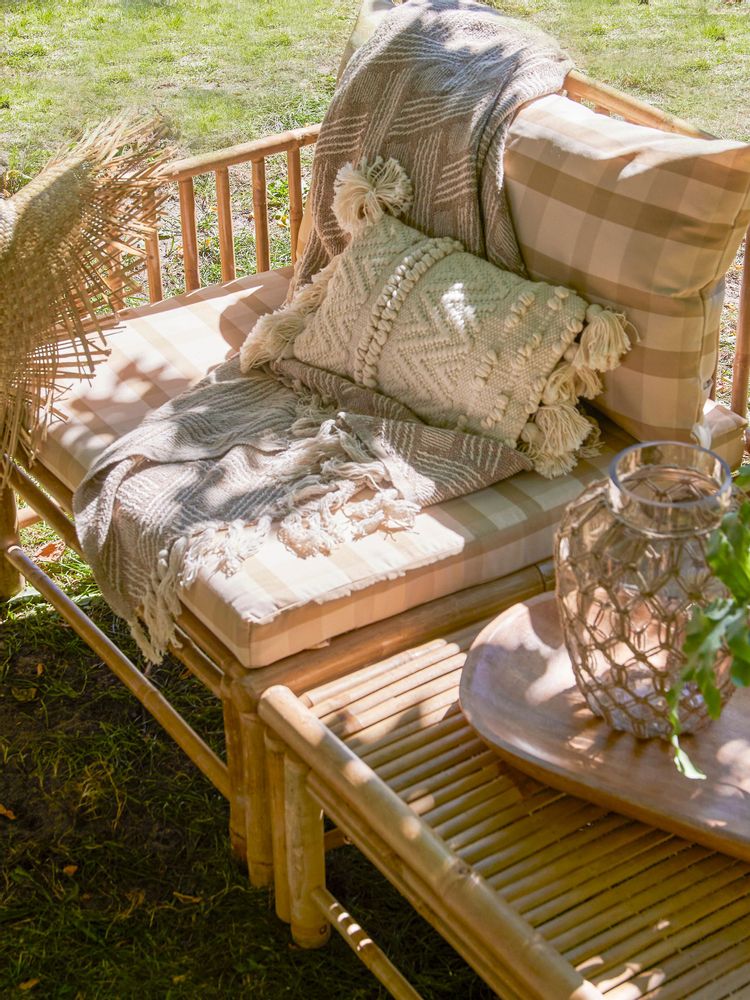 Sofas - Korfu Module Sofa Left Corner, Nature, Bamboo  - BLOOMINGVILLE MULTIBRAND HOUSE