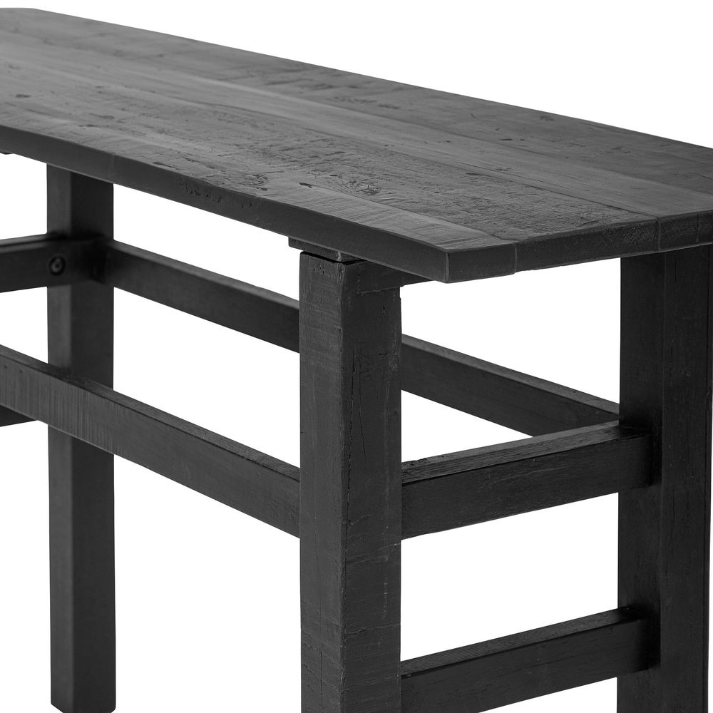 Autres tables - Riber Table console, Noir, Bois de récupération - BLOOMINGVILLE MULTIBRAND HOUSE