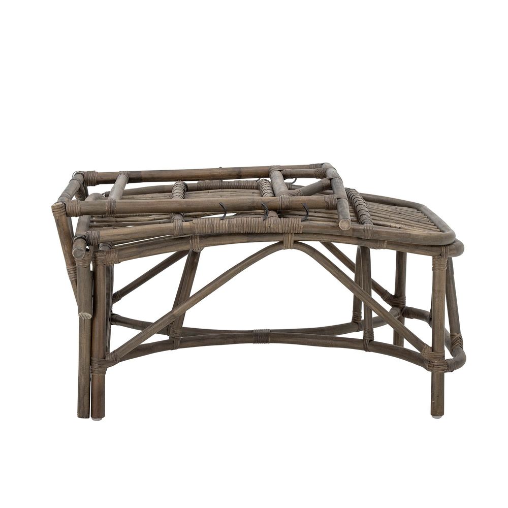 Lounge chairs - Dione Deck Chair, Brown, Rattan - BLOOMINGVILLE MULTIBRAND HOUSE