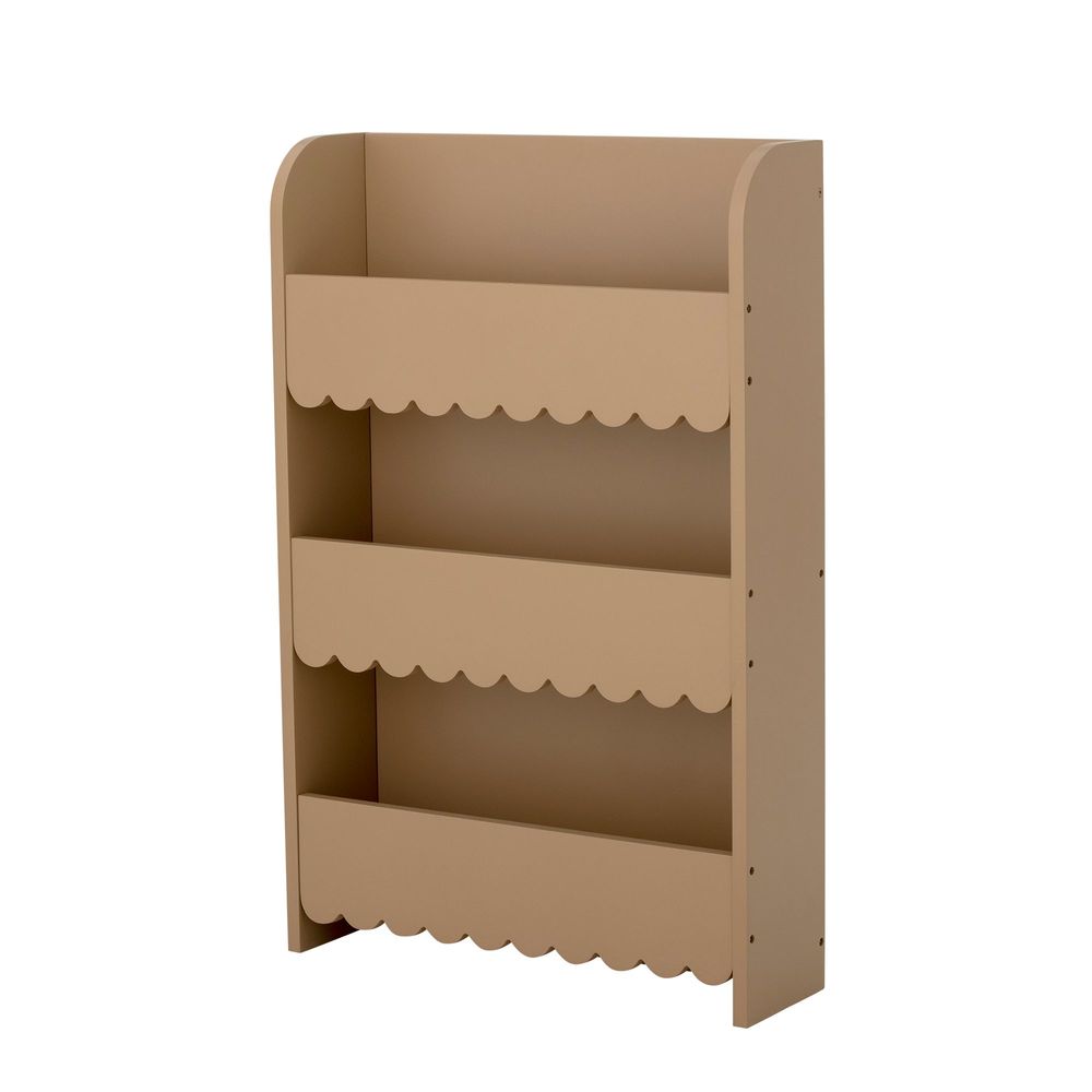 Bookshelves - Salma Bookcase, Brown, MDF - BLOOMINGVILLE MINI