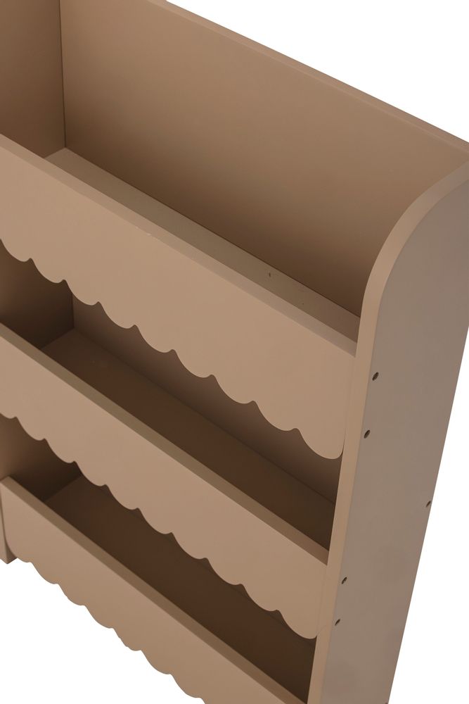 Bookshelves - Salma Bookcase, Brown, MDF - BLOOMINGVILLE MINI