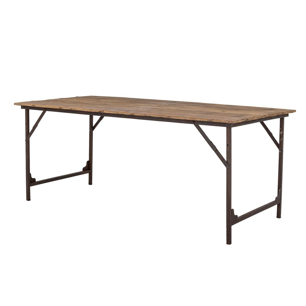 Tables Salle à Manger - Loft Table de salle à manger, Marron, Bois de récupération - CREATIVE COLLECTION