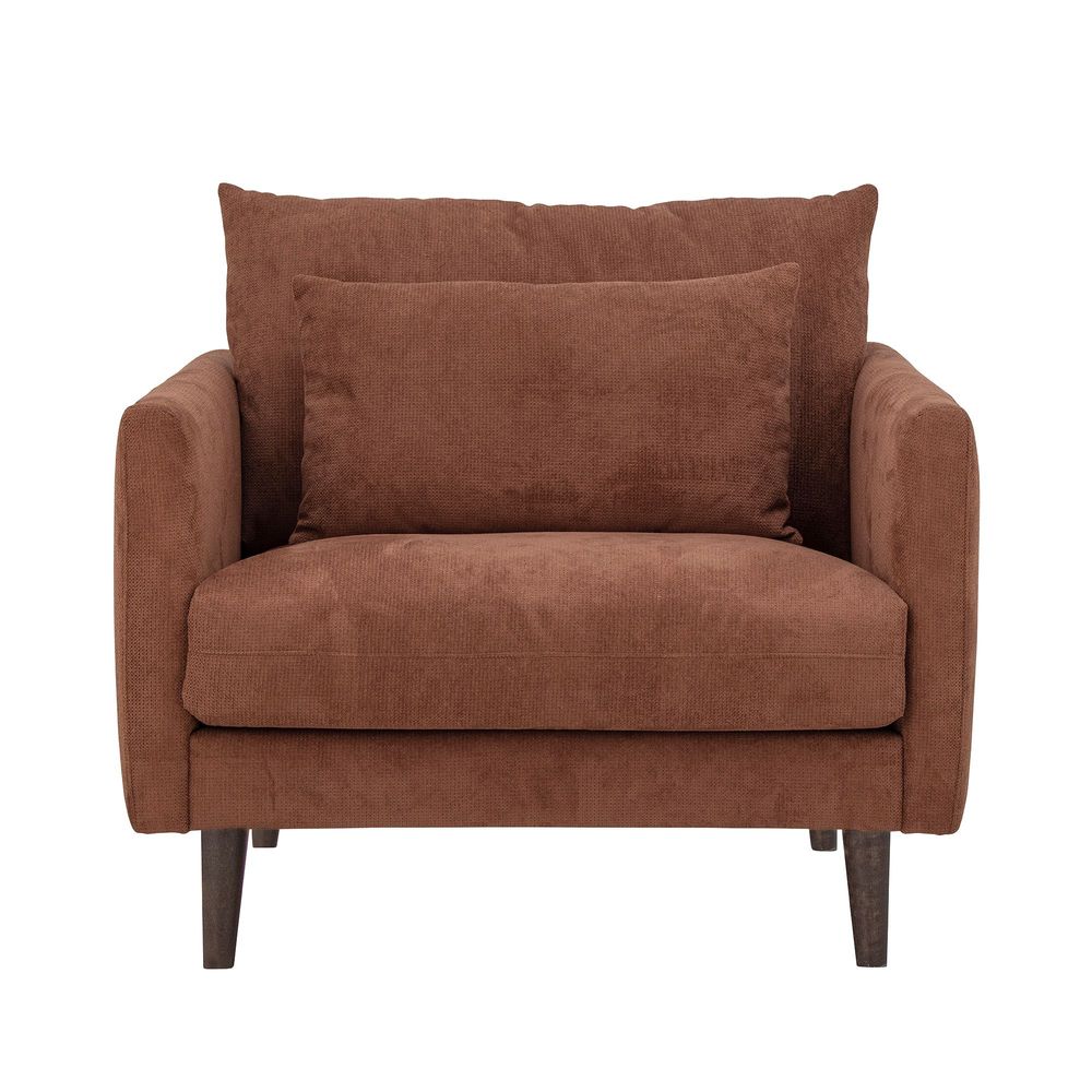 Chaises longues - Thess Chaise de salon, Marron, FSC® Mix, Regain Poly - CREATIVE COLLECTION