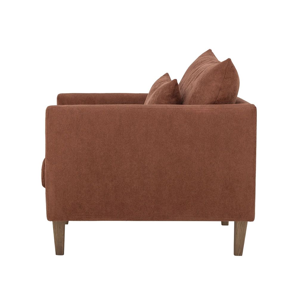Chaises longues - Thess Chaise de salon, Marron, FSC® Mix, Regain Poly - CREATIVE COLLECTION