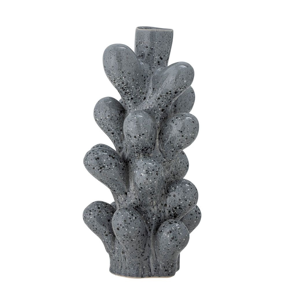 Vases - Innes Vase, Blue, Grès  - BLOOMINGVILLE MULTIBRAND HOUSE