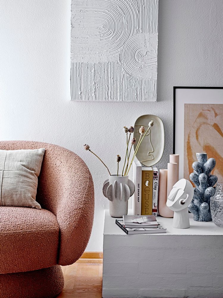 Vases - Innes Vase, Blue, Grès  - BLOOMINGVILLE MULTIBRAND HOUSE