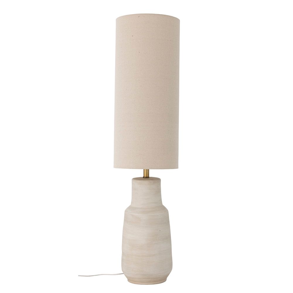Floor lamps - Linetta Floor Lamp, White, Stoneware - BLOOMINGVILLE MULTIBRAND HOUSE