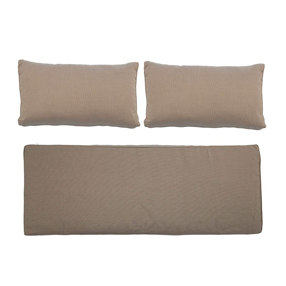 Coussins - Mundo  Housse de coussin (Pas de remplissage), Marron, Polyester Set of 3 - BLOOMINGVILLE MULTIBRAND HOUSE