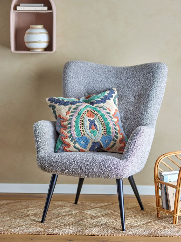 Chaises longues - Perry Chaise de salon, Nature, Polyester  - BLOOMINGVILLE MULTIBRAND HOUSE