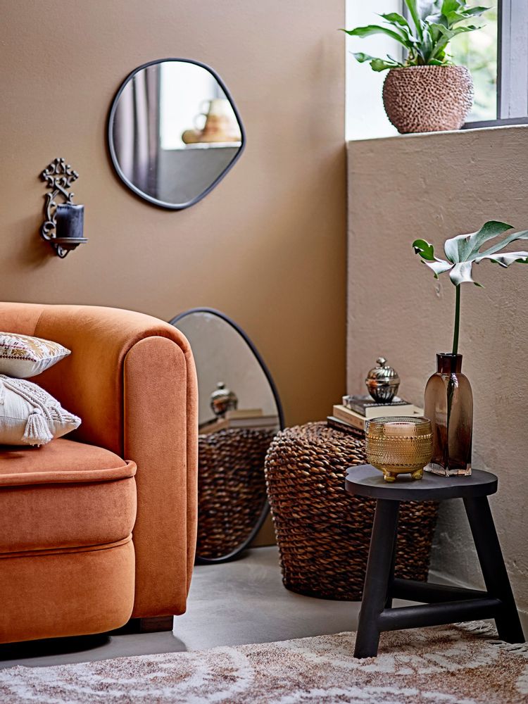 Tabourets - Tasse Tabouret, Marron, Abaca - CREATIVE COLLECTION