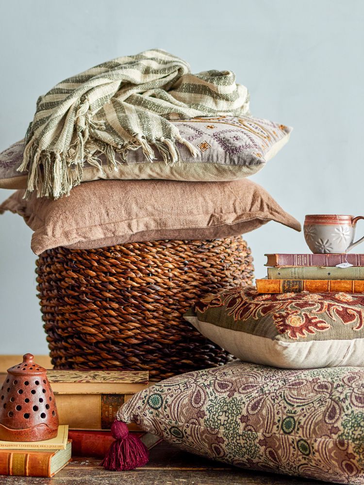Tabourets - Tasse Tabouret, Marron, Abaca - CREATIVE COLLECTION
