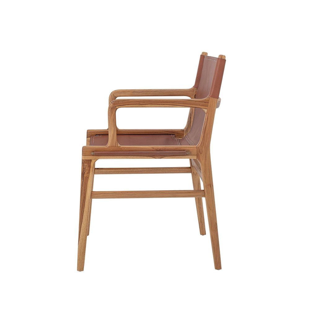 Lounge chairs - Ollie Lounge Chair, Brown, Leather - BLOOMINGVILLE MULTIBRAND HOUSE