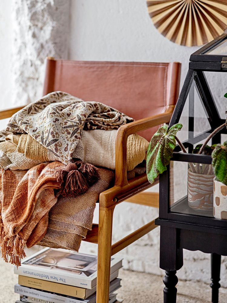 Lounge chairs - Ollie Lounge Chair, Brown, Leather - BLOOMINGVILLE MULTIBRAND HOUSE