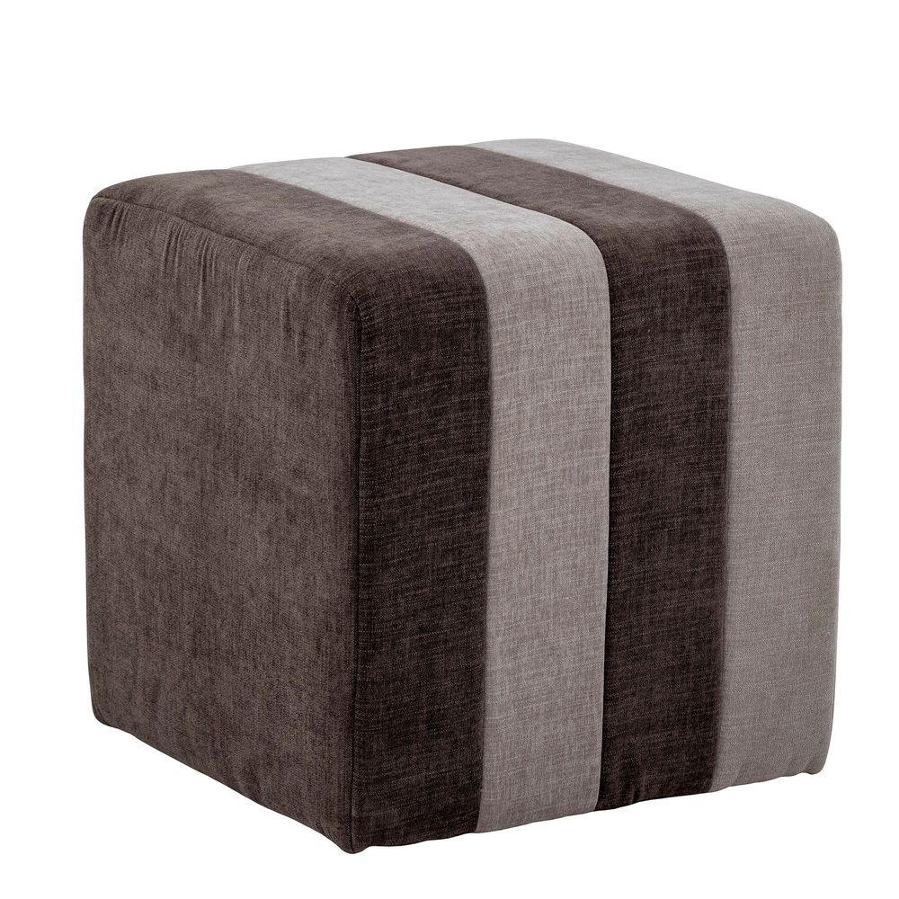 Poufs - Flint Pouf, Marron, Polyester - BLOOMINGVILLE MULTIBRAND HOUSE