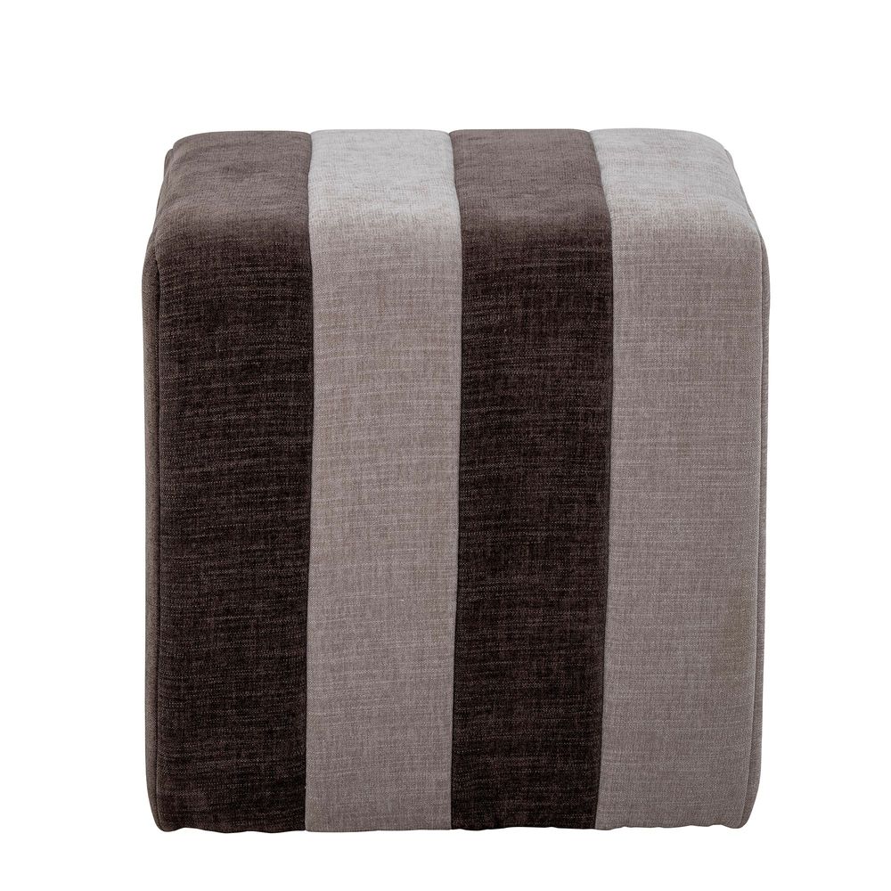 Poufs - Flint Pouf, Marron, Polyester - BLOOMINGVILLE MULTIBRAND HOUSE