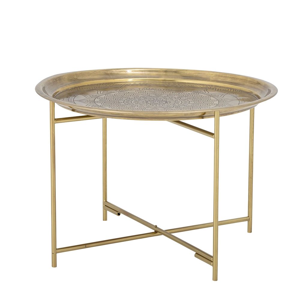 Other tables - Dalia Tray Table, Brass, Metal - BLOOMINGVILLE MULTIBRAND HOUSE
