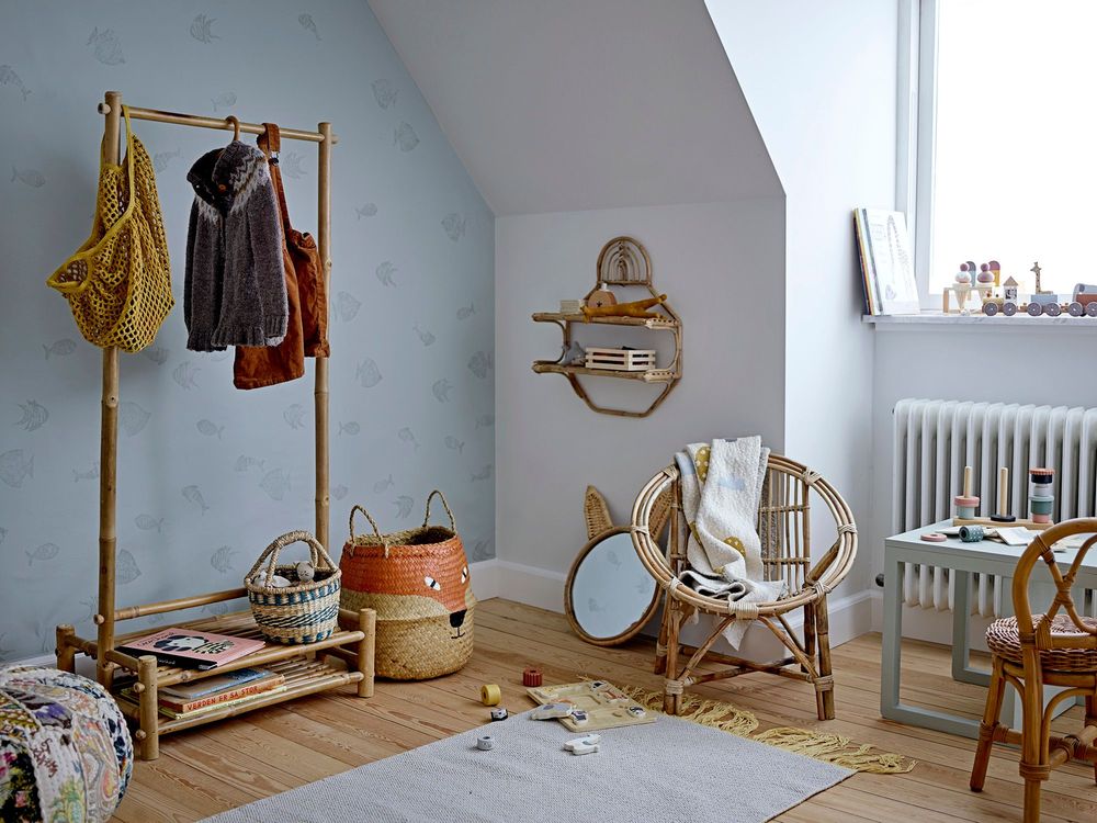 Chaises - Nan multifunctional Chaise, Verte, Chêne - BLOOMINGVILLE MINI