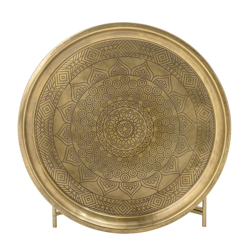 Other tables - Dalia Tray Table, Brass, Metal - BLOOMINGVILLE MULTIBRAND HOUSE