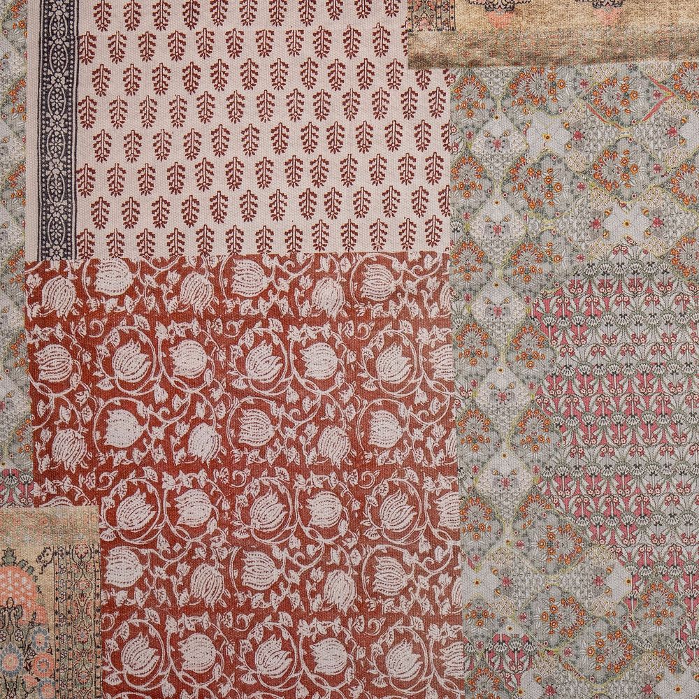Tapis - Ysolde Tapis, Rouge, Coton  - CREATIVE COLLECTION
