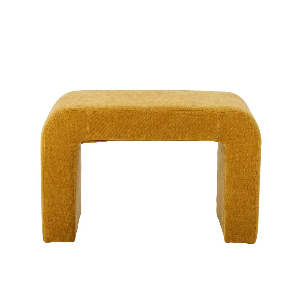 Tabourets - Bobbie Tabouret, Jaune, Polyester - BLOOMINGVILLE MULTIBRAND HOUSE