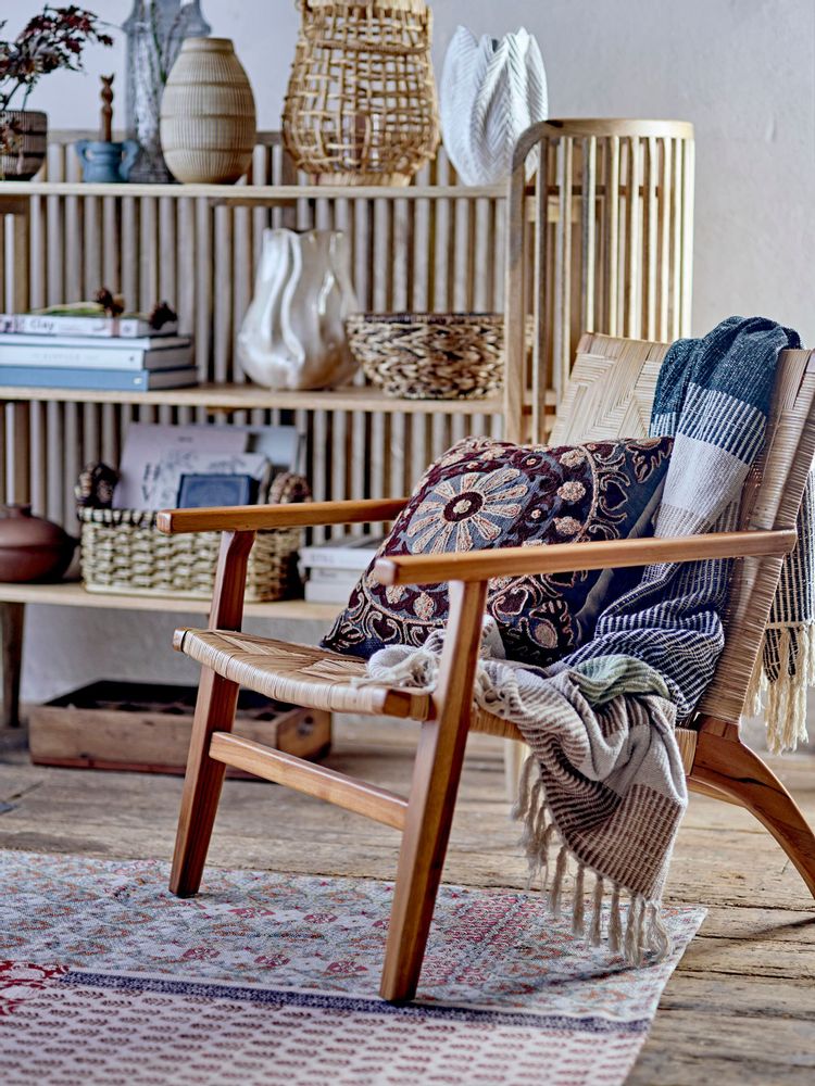 Chaises longues - Mills Chaise de salon, Marron, Rotin - CREATIVE COLLECTION