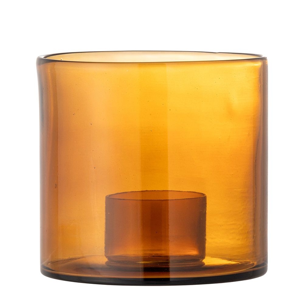 Candlesticks and candle holders - Kahlah Candle Holder, Brown, Recycled Glass  - BLOOMINGVILLE MULTIBRAND HOUSE