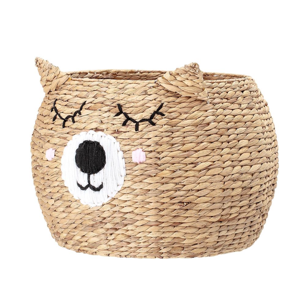 Shopping baskets - Eman Basket, Nature, Water Hyacinth  - BLOOMINGVILLE MINI