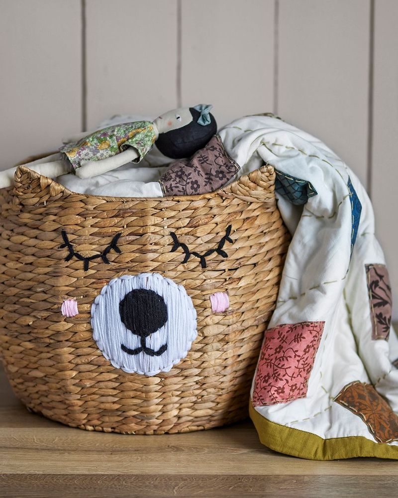 Shopping baskets - Eman Basket, Nature, Water Hyacinth  - BLOOMINGVILLE MINI