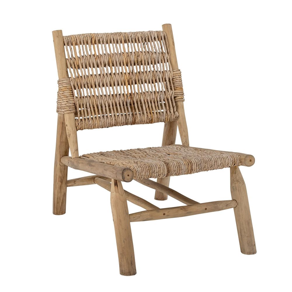 Lounge chairs - Ruthy Lounge Chair, Nature, Teak  - BLOOMINGVILLE MULTIBRAND HOUSE