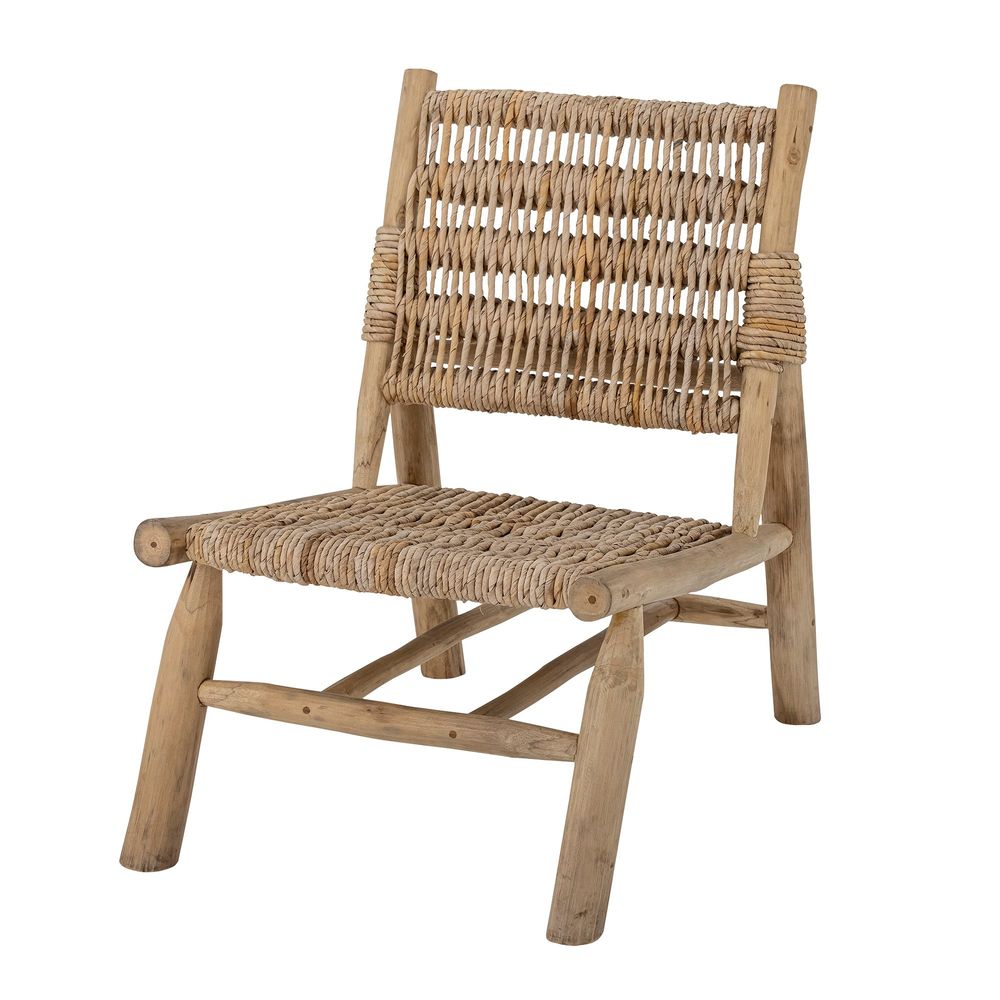Lounge chairs - Ruthy Lounge Chair, Nature, Teak  - BLOOMINGVILLE MULTIBRAND HOUSE