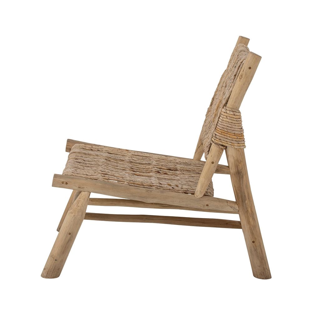 Lounge chairs - Ruthy Lounge Chair, Nature, Teak  - BLOOMINGVILLE MULTIBRAND HOUSE