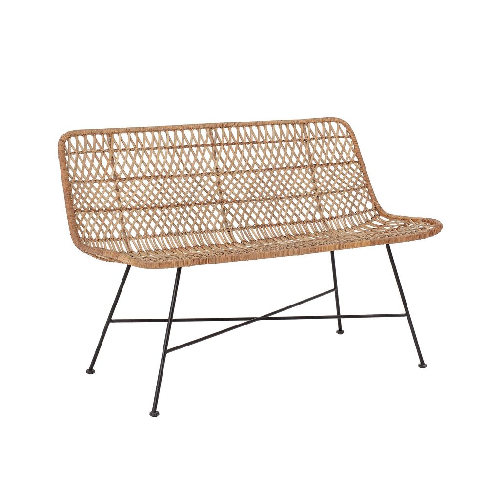 Bancs - Hallie Banc, Nature, Rotin - BLOOMINGVILLE MULTIBRAND HOUSE