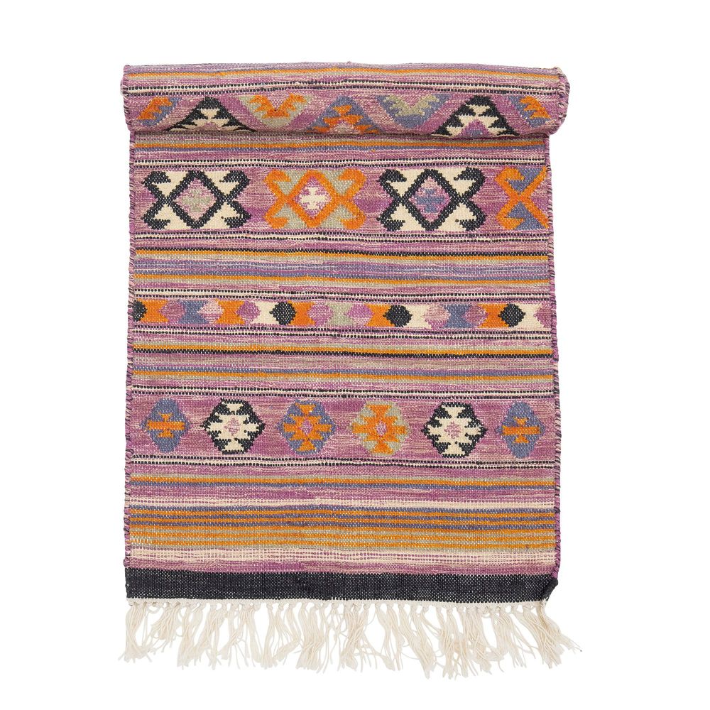 Tapis - Yolanda Tapis, Violet, Coton - BLOOMINGVILLE MULTIBRAND HOUSE