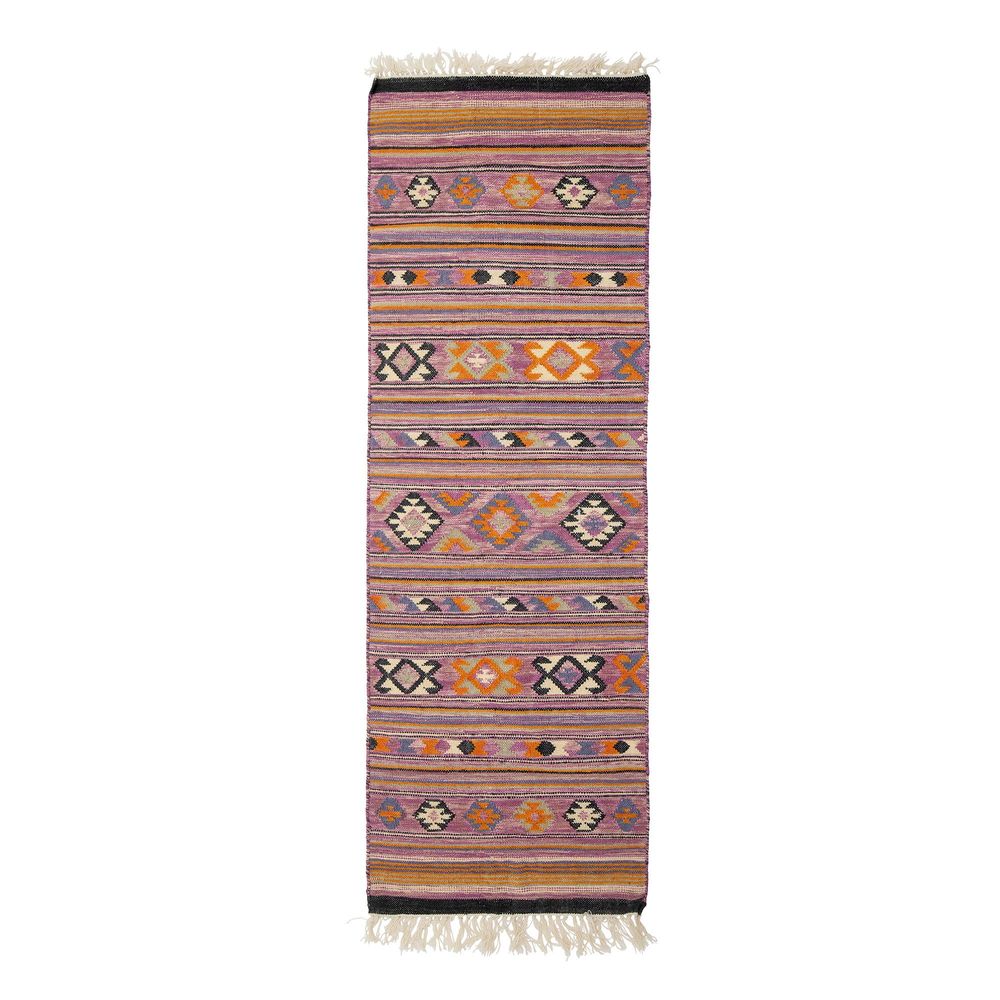 Tapis - Yolanda Tapis, Violet, Coton - BLOOMINGVILLE MULTIBRAND HOUSE