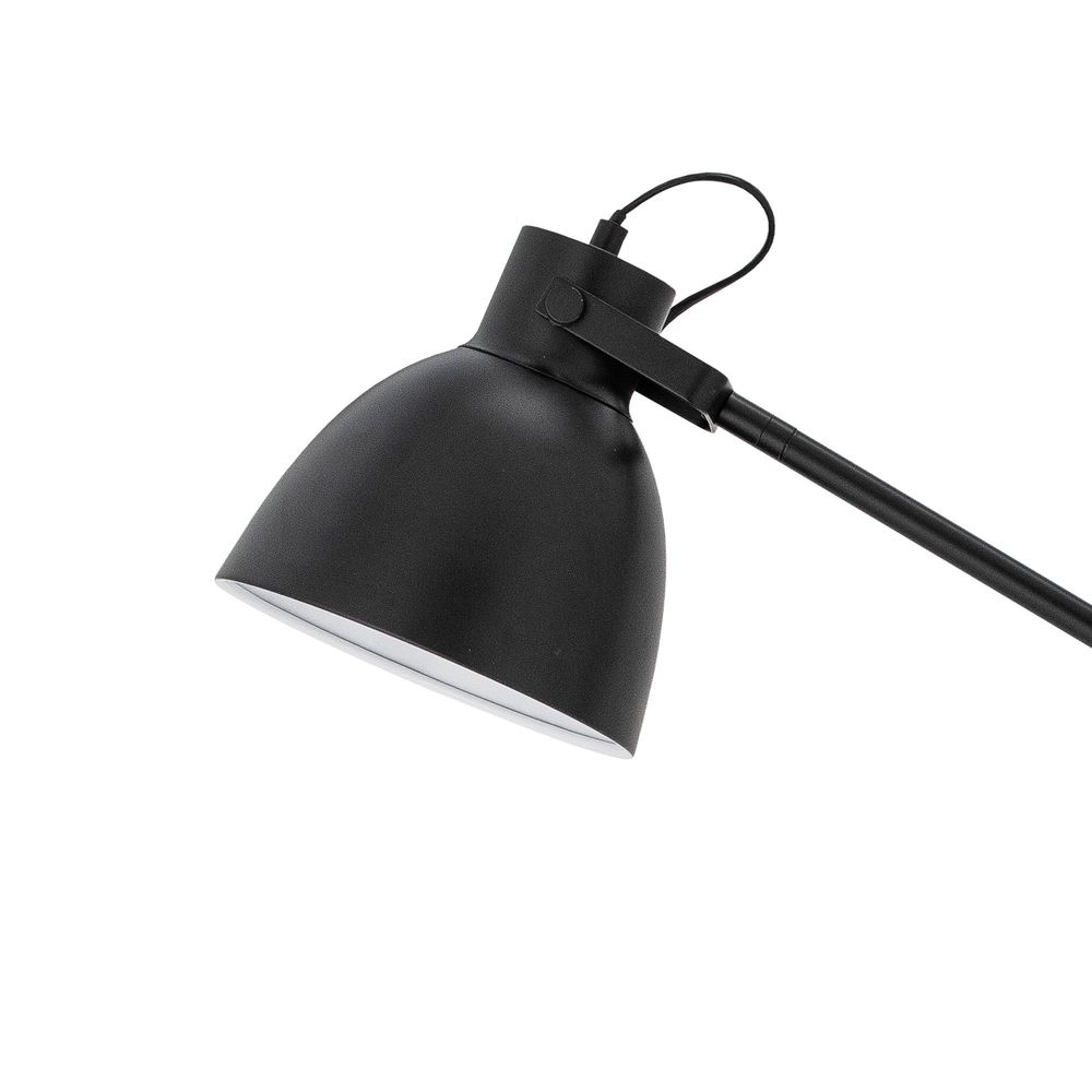 Floor lamps - Barca Floor Lamp, Black, Metal  - CREATIVE COLLECTION