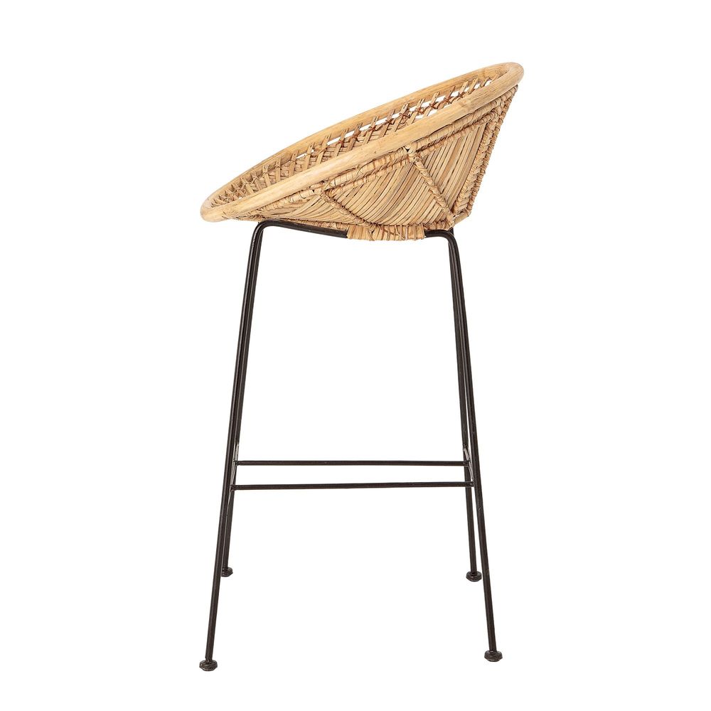 Chairs - Yonne Bar Chair, Nature, Rattan - BLOOMINGVILLE MULTIBRAND HOUSE