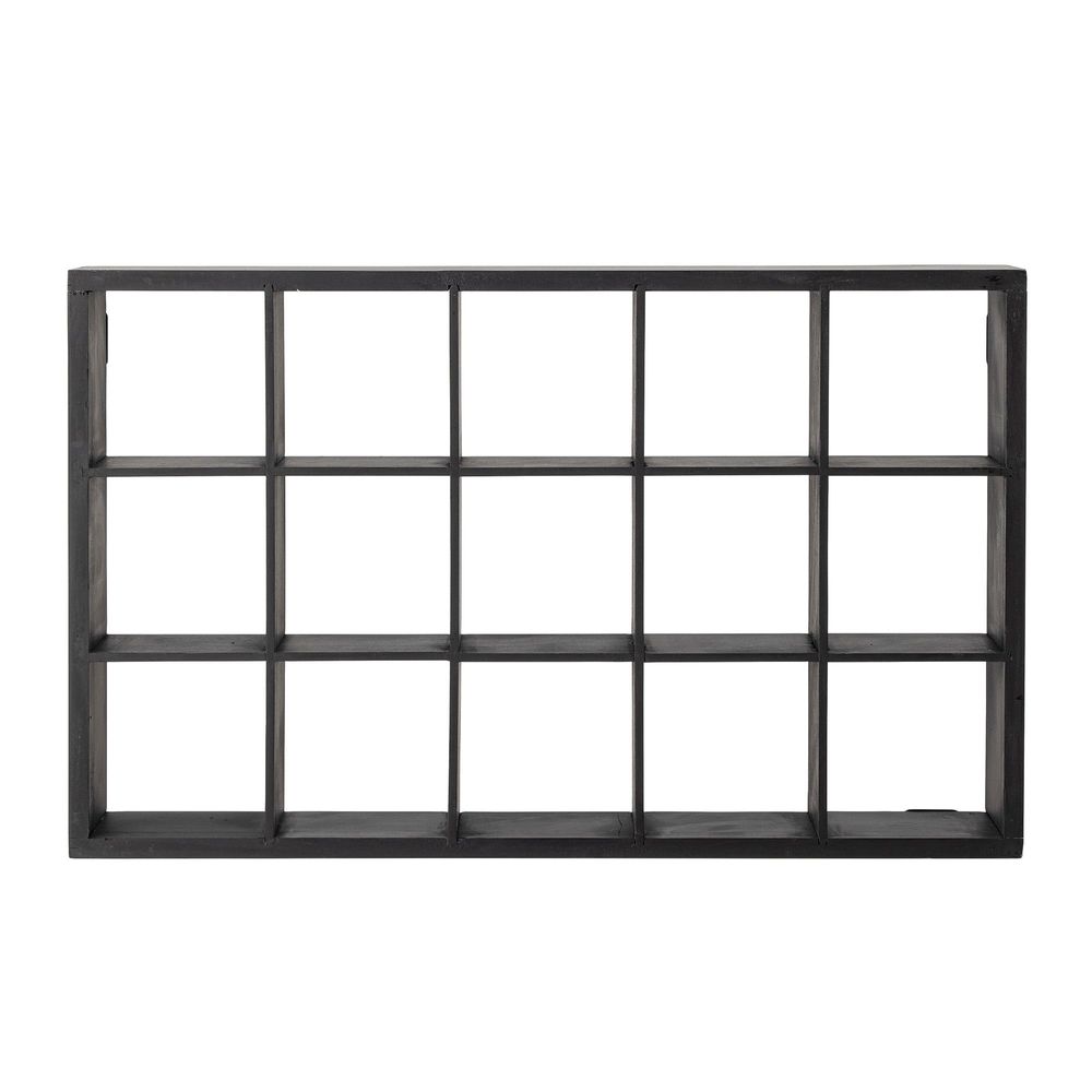Shelves - Olinn Shelf, Black, Firwood - BLOOMINGVILLE MULTIBRAND HOUSE